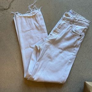 Zara white jeans